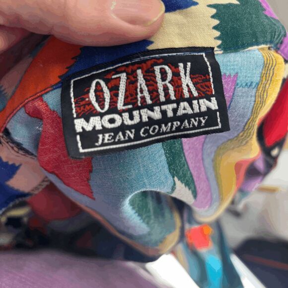 Vintage Ozark Mountain Jean Company Aztec Southwest Womens Size Large Shirt - Picture 5 of 5